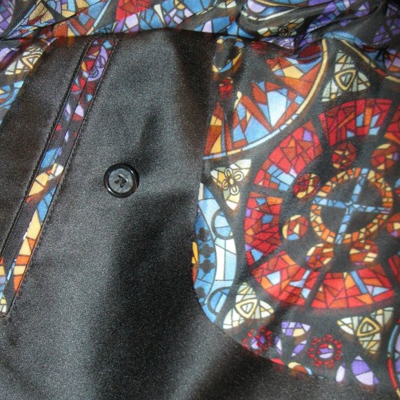 ❤️42 MENS ROBERT GRAHAM BLACK VELVET FORMAL/SPECIAL OCCASION DOUBLE VENT BLAZER - Picture 11 of 15